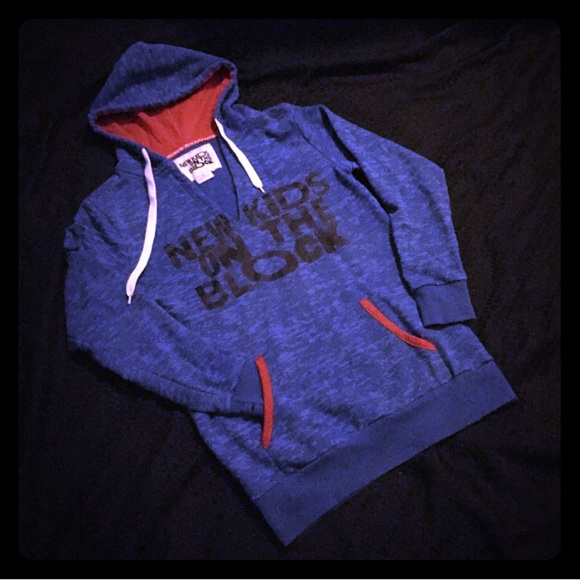 New Kids On The Block NKOTB Tour Hooded Sweater Sweatshirt Pullover Hoodie
